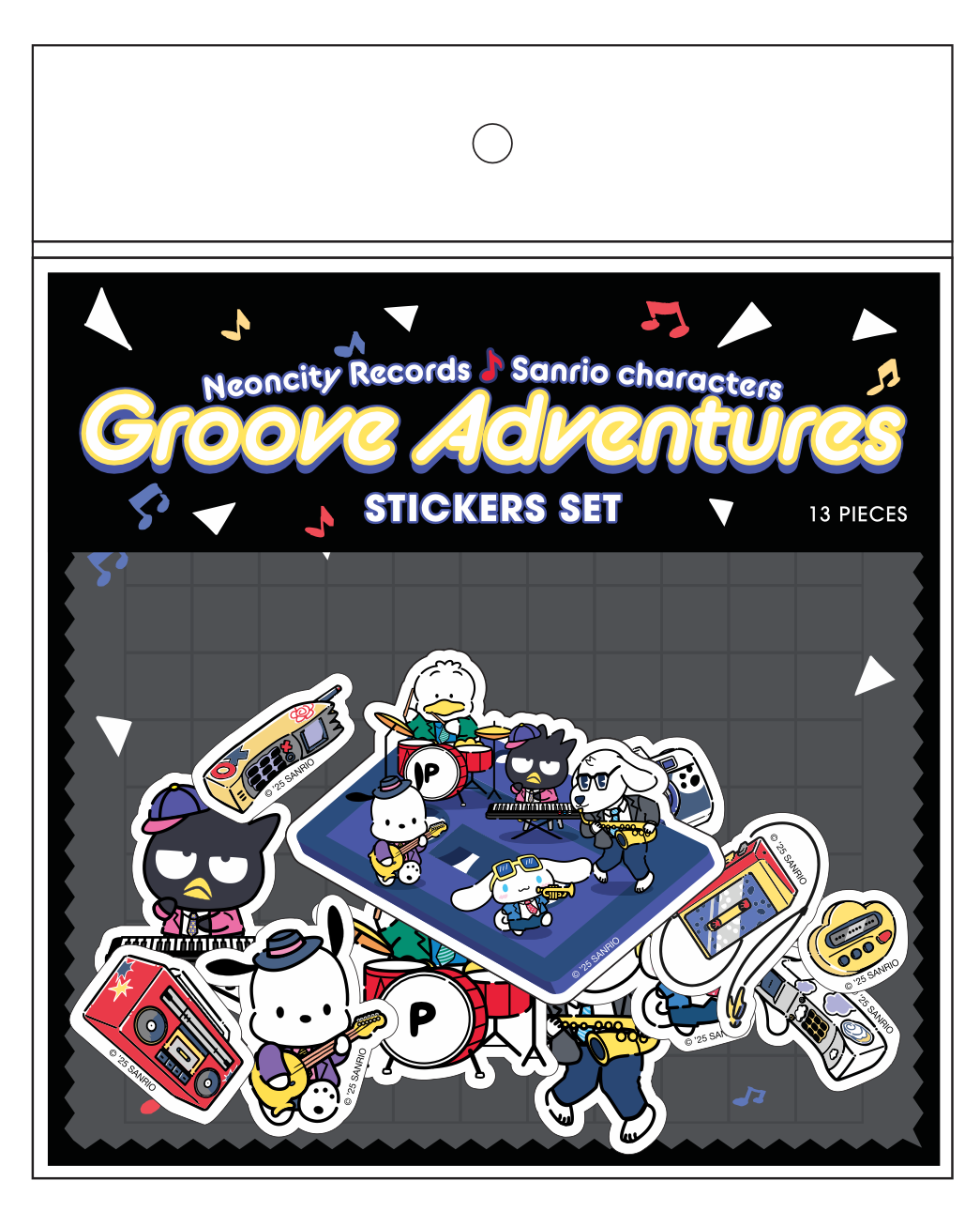 Neoncity x Sanrio Exclusive 90s Music Sticker Set - Neoncity Records