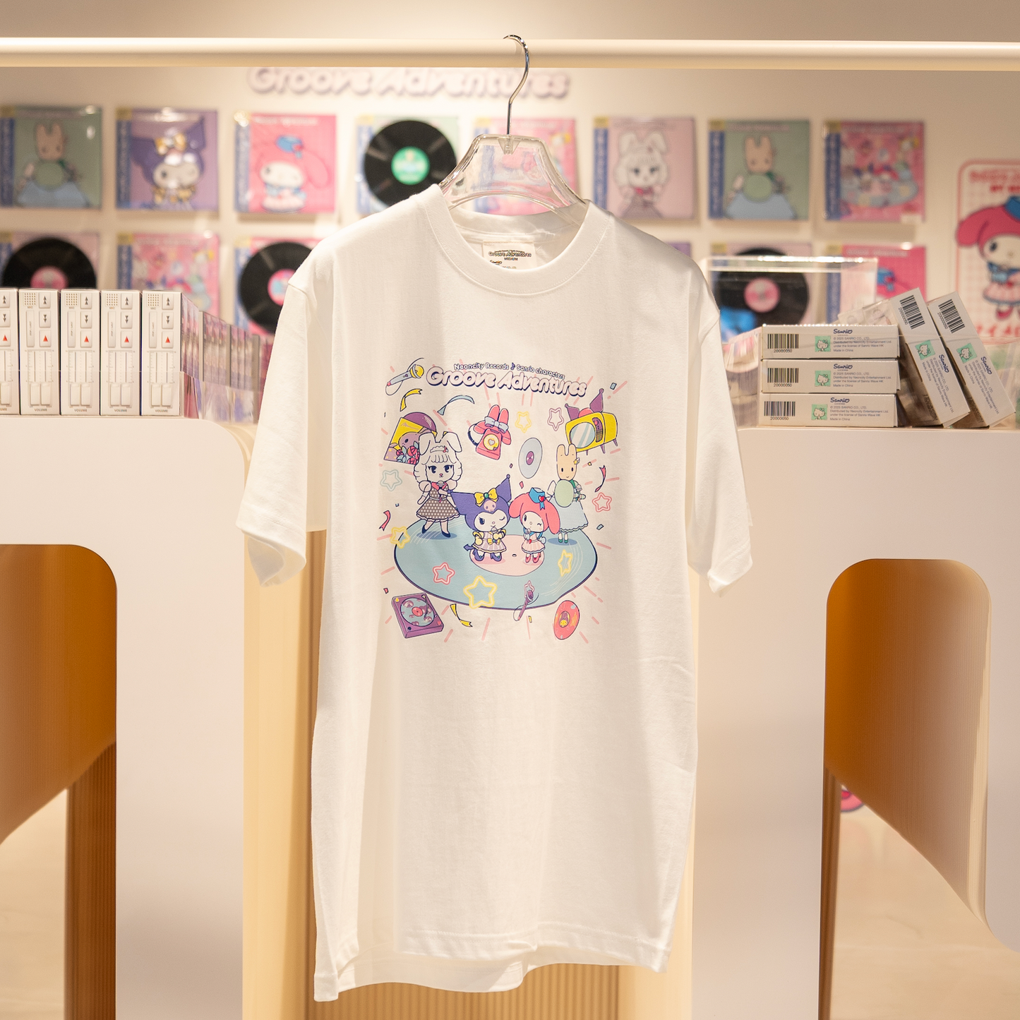 Neoncity x Sanrio Exclusive 80s Music T-Shirt - Neoncity Records