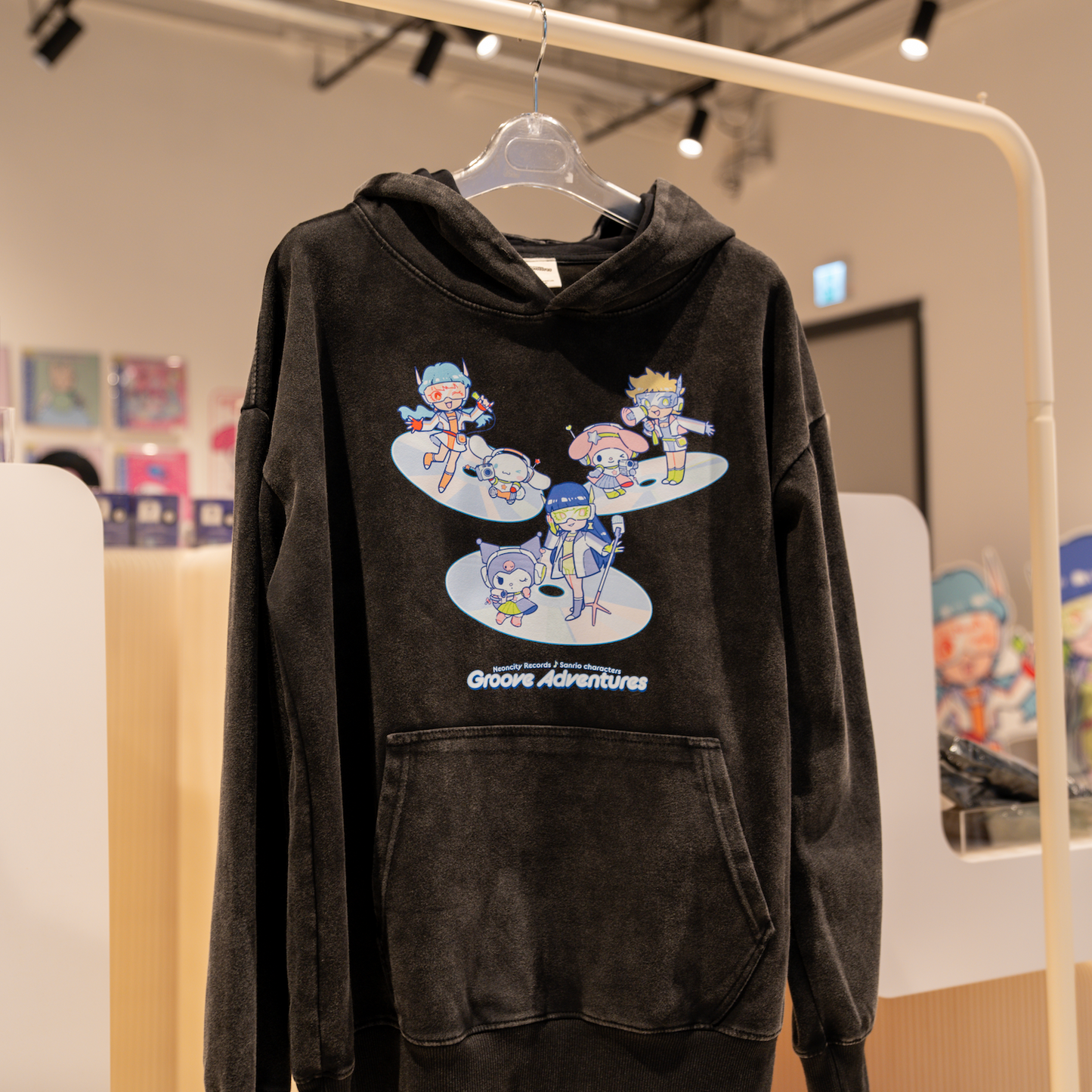 Neoncity x Sanrio Exclusive 00s Music Oversized Hoodie - Neoncity Records