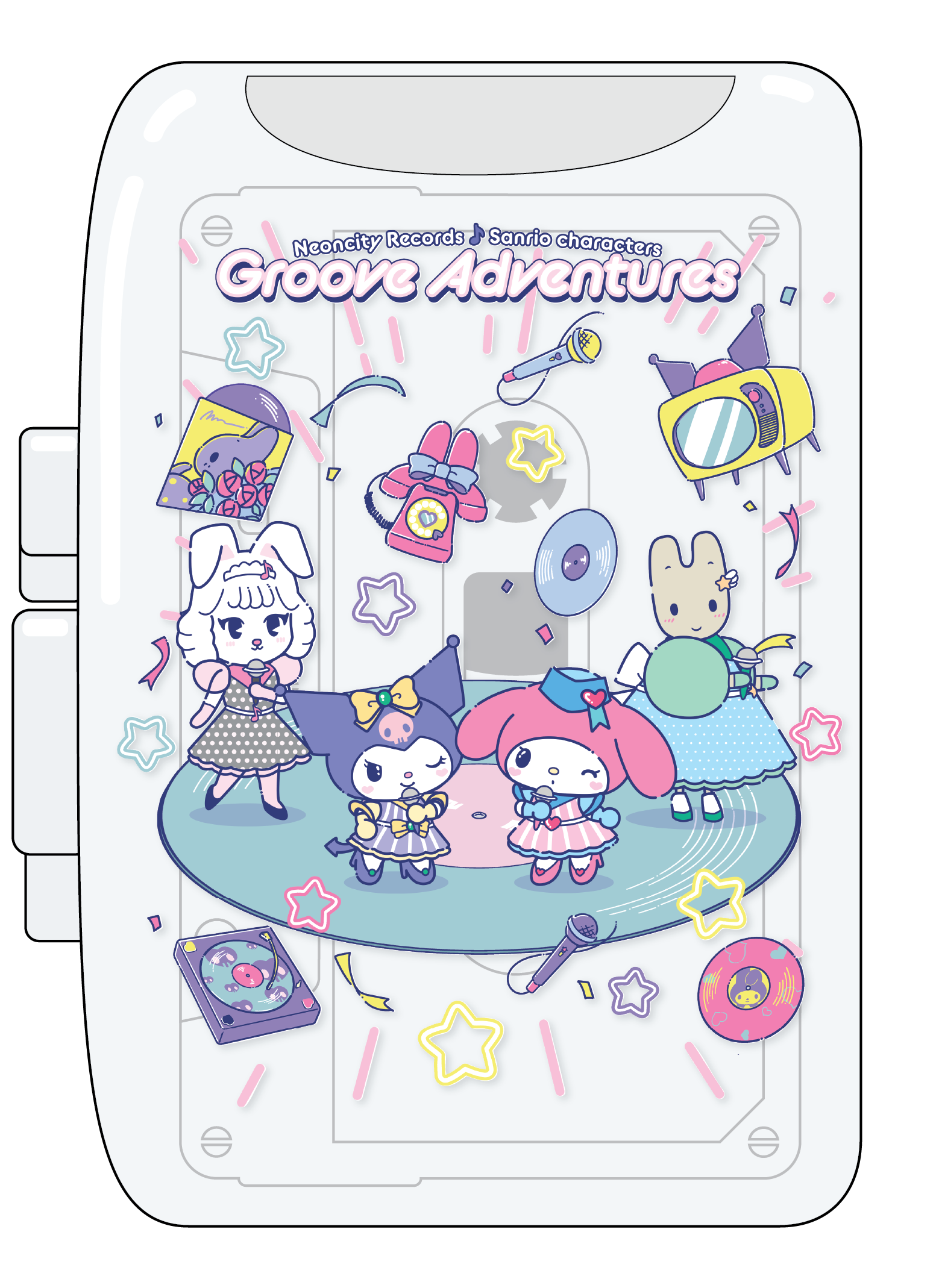 Neoncity x Sanrio Exclusive 80s Music Cassette Player - Neoncity Records