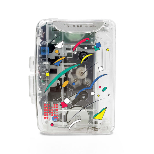"CITY BOY" Cassette Player (Clear) - Neoncity Records