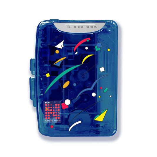 "CITY BOY" Cassette Player (Blue) - Neoncity Records