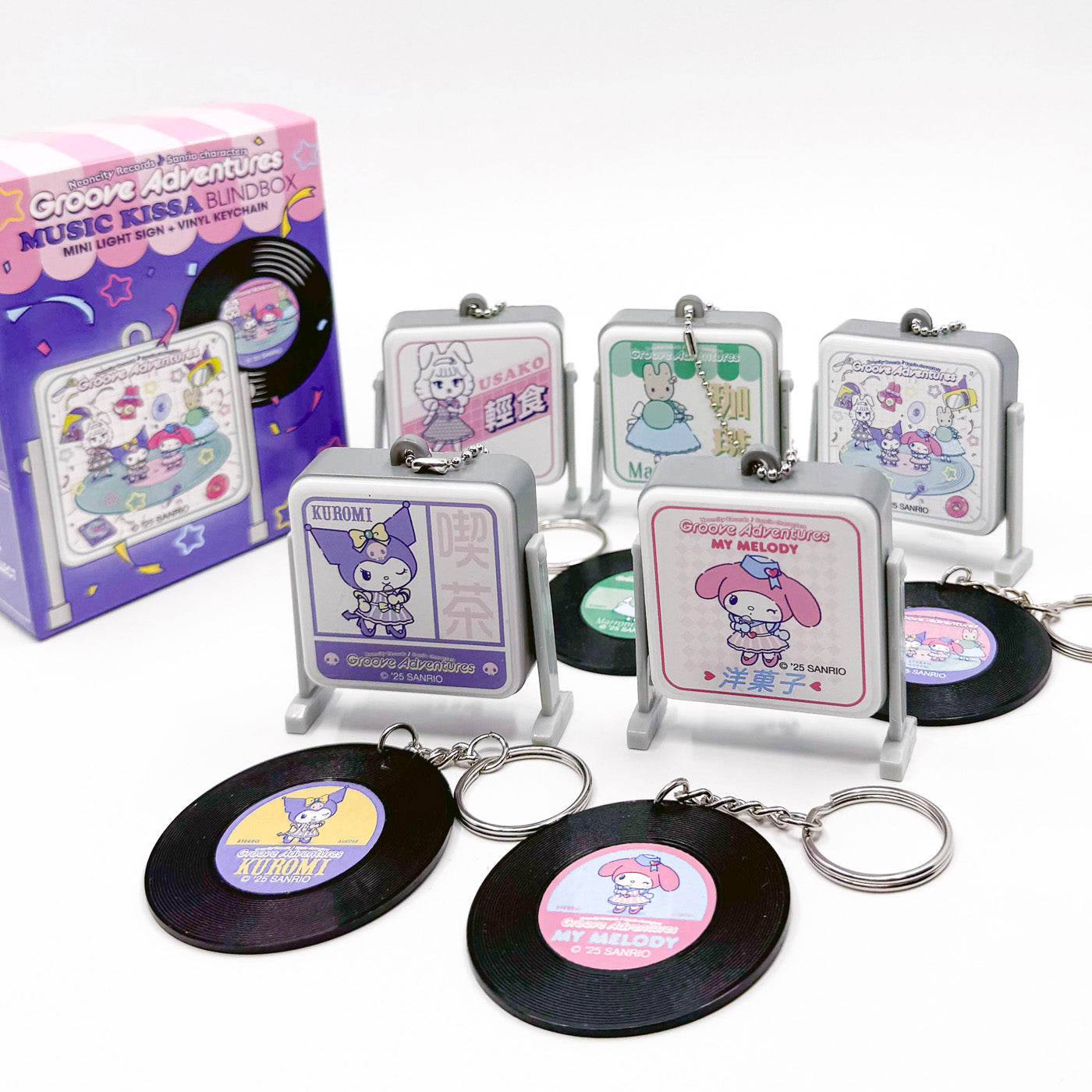Sanrio グッズ まとめ売り NCR x Sanrio Exclusive: 80s Idols Kissa Light Sign Blind Box