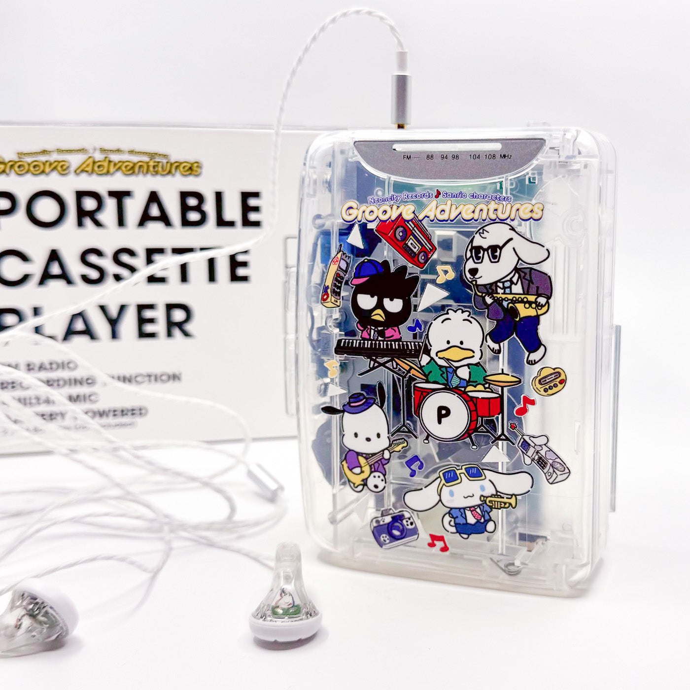 NCR x Sanrio Exclusive: 90s Urban Jazz Cassette Player
