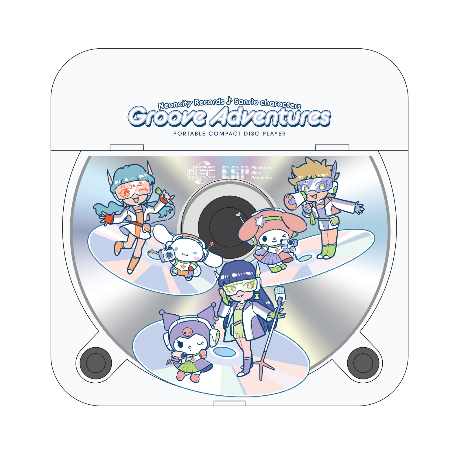 Neoncity x Sanrio Exclusive 00s Music CD Player - Neoncity Records