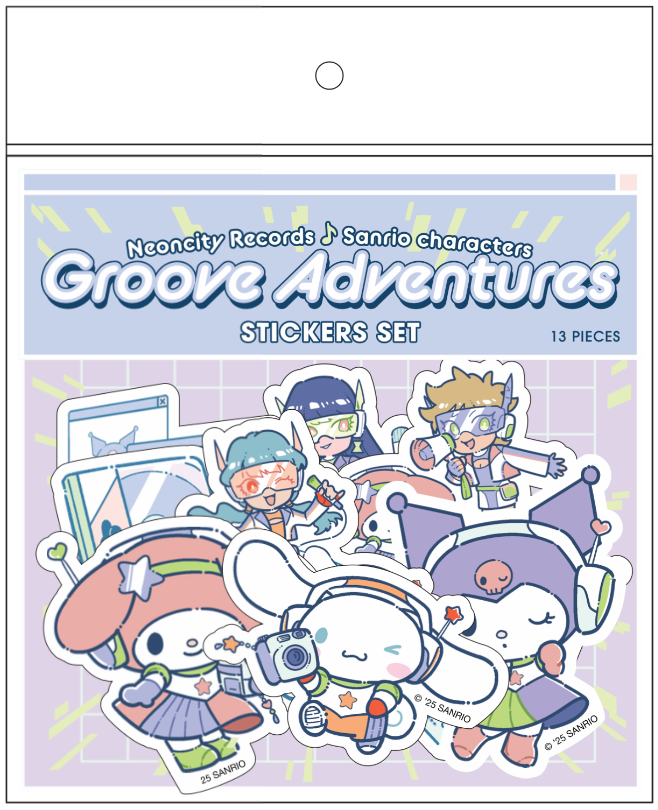Neoncity x Sanrio Exclusive 00s Music Sticker Set - Neoncity Records