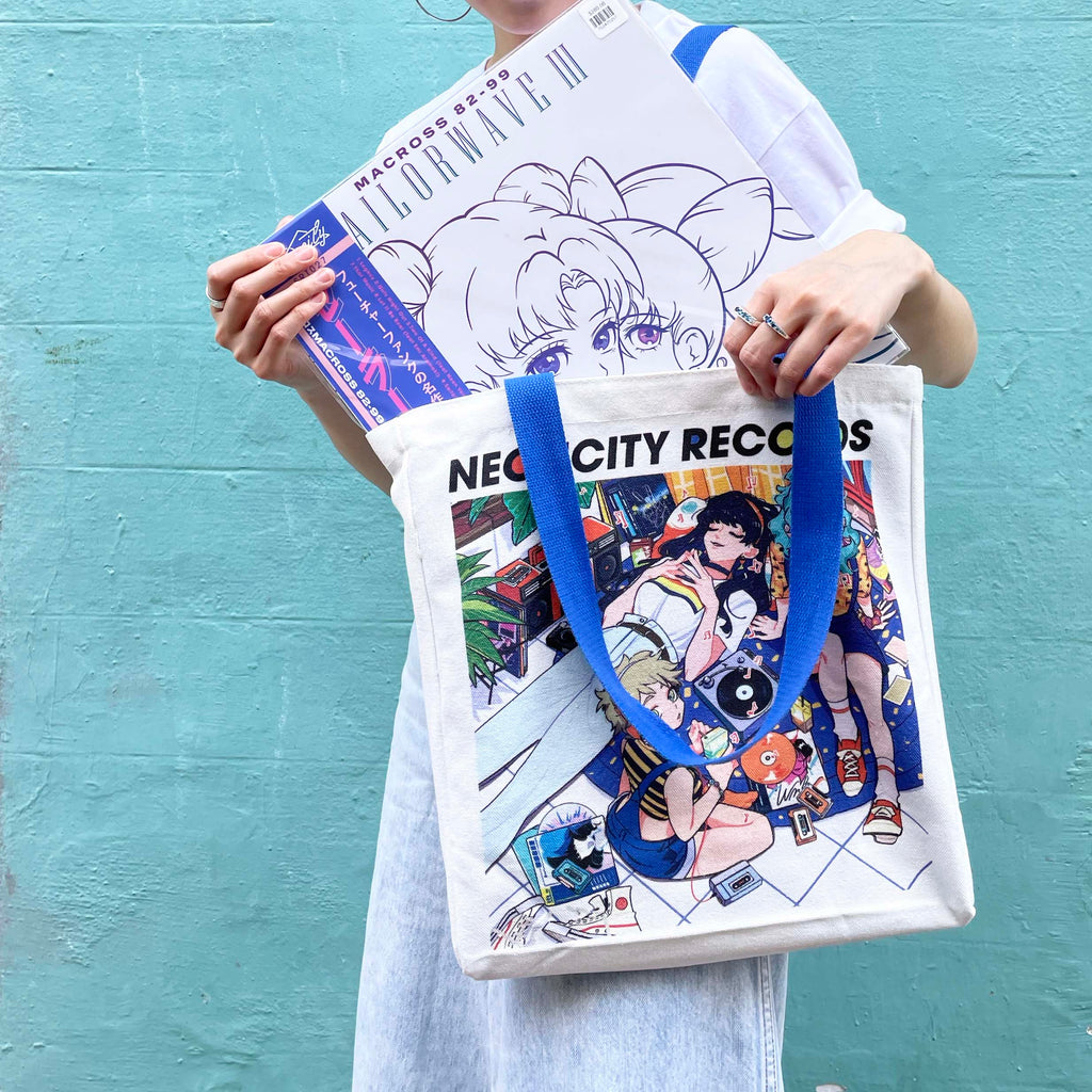 'Neoncity Hits!' Record Tote Bag - Neoncity Records