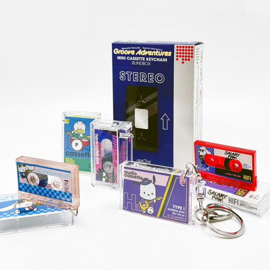NCR x Sanrio Exclusive: 90s Urban Jazz Mini Cassette Keychain Blind Box