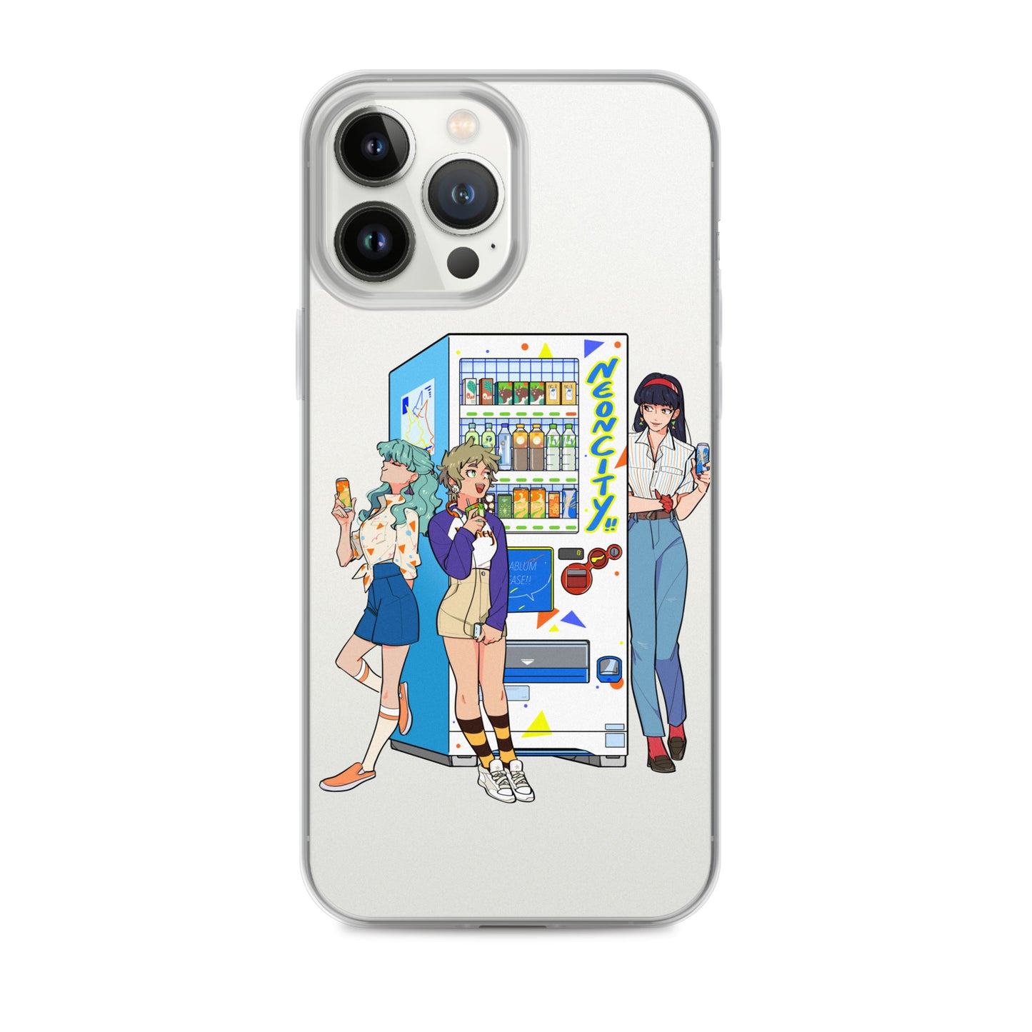 Neoncity Delights! iPhone® Clear Case - Neoncity Records