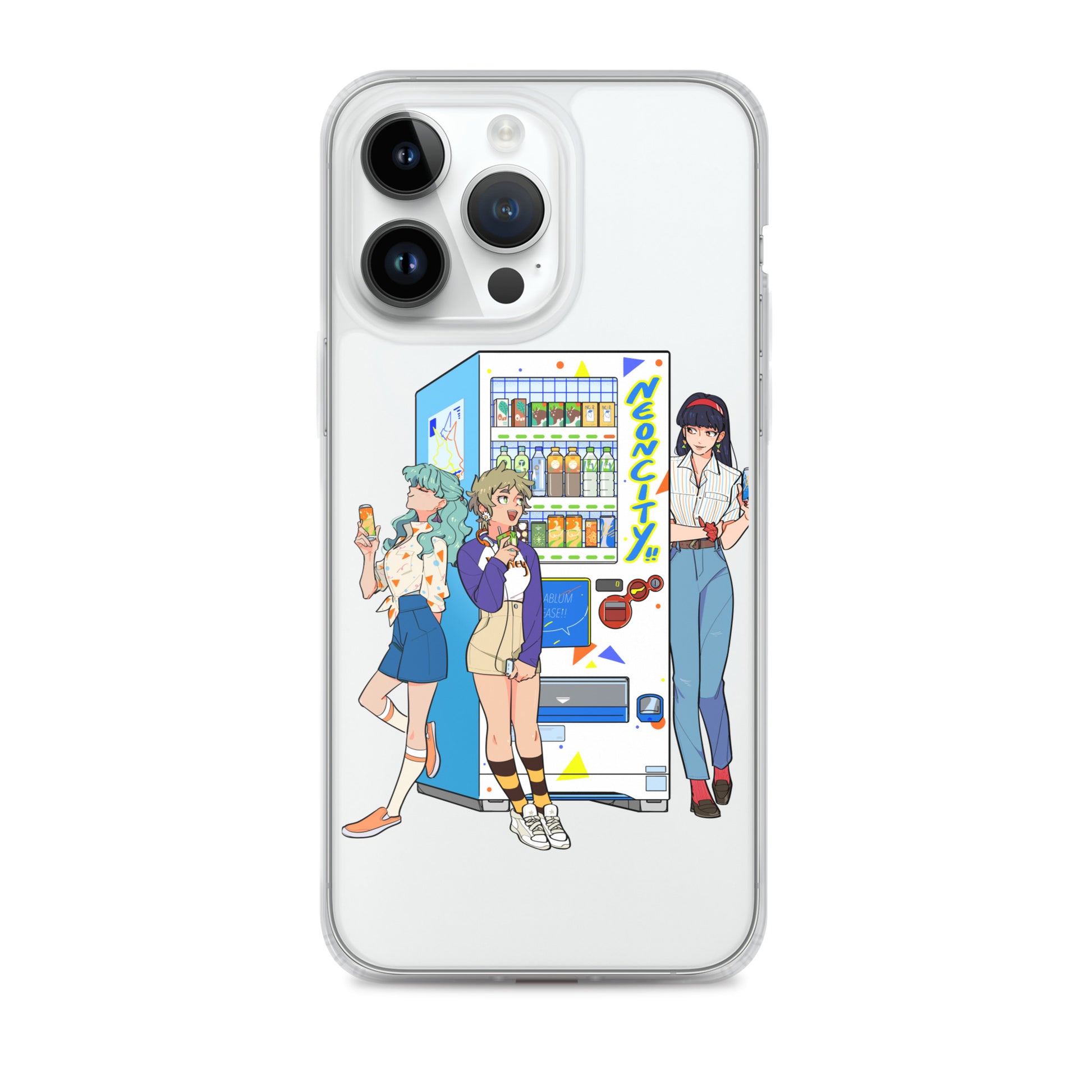 Neoncity Delights! iPhone® Clear Case - Neoncity Records