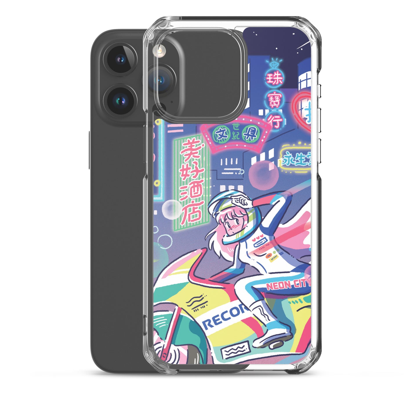 Neoncity Cruise iPhone® Clear Case - Neoncity Records