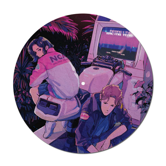 'Neoncity Cruise' Turntable Slipmat - Neoncity Records