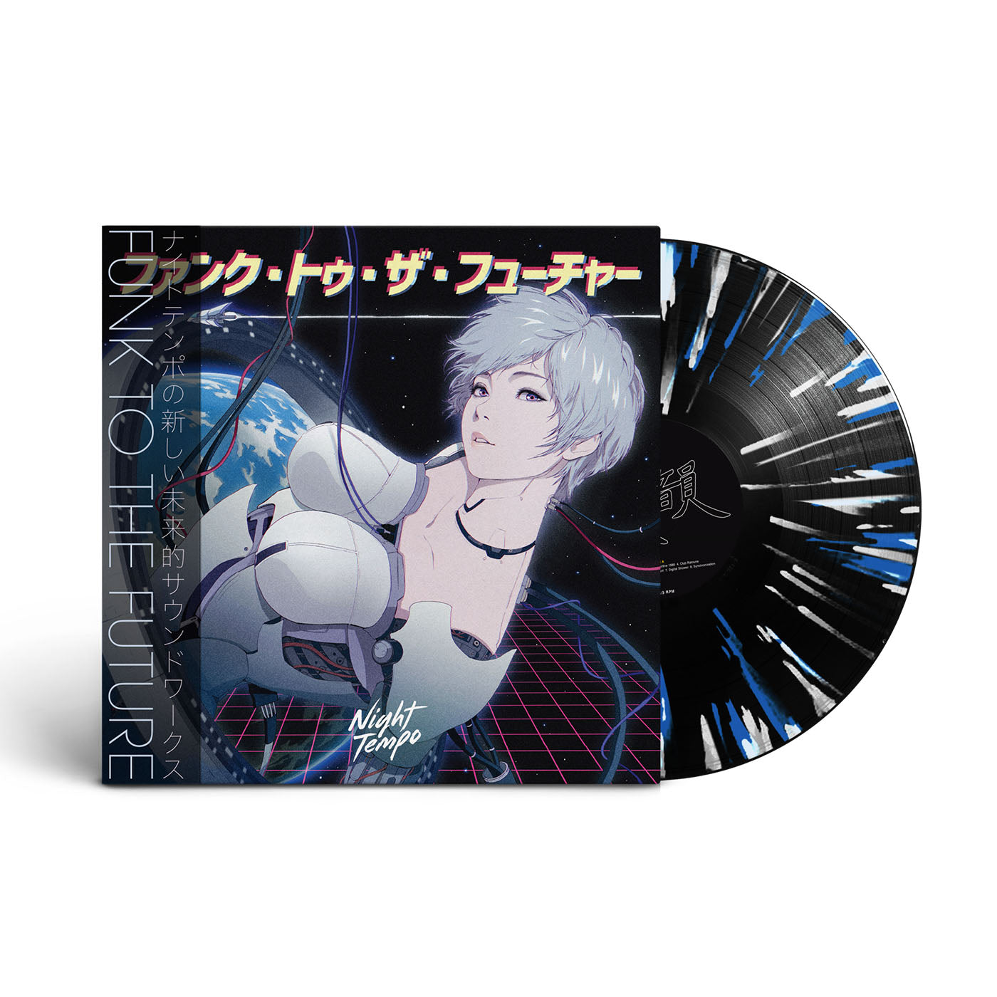 [Pre-order] Night Tempo - 'Funk To The Future' 12" Colored Vinyl - Neoncity Records