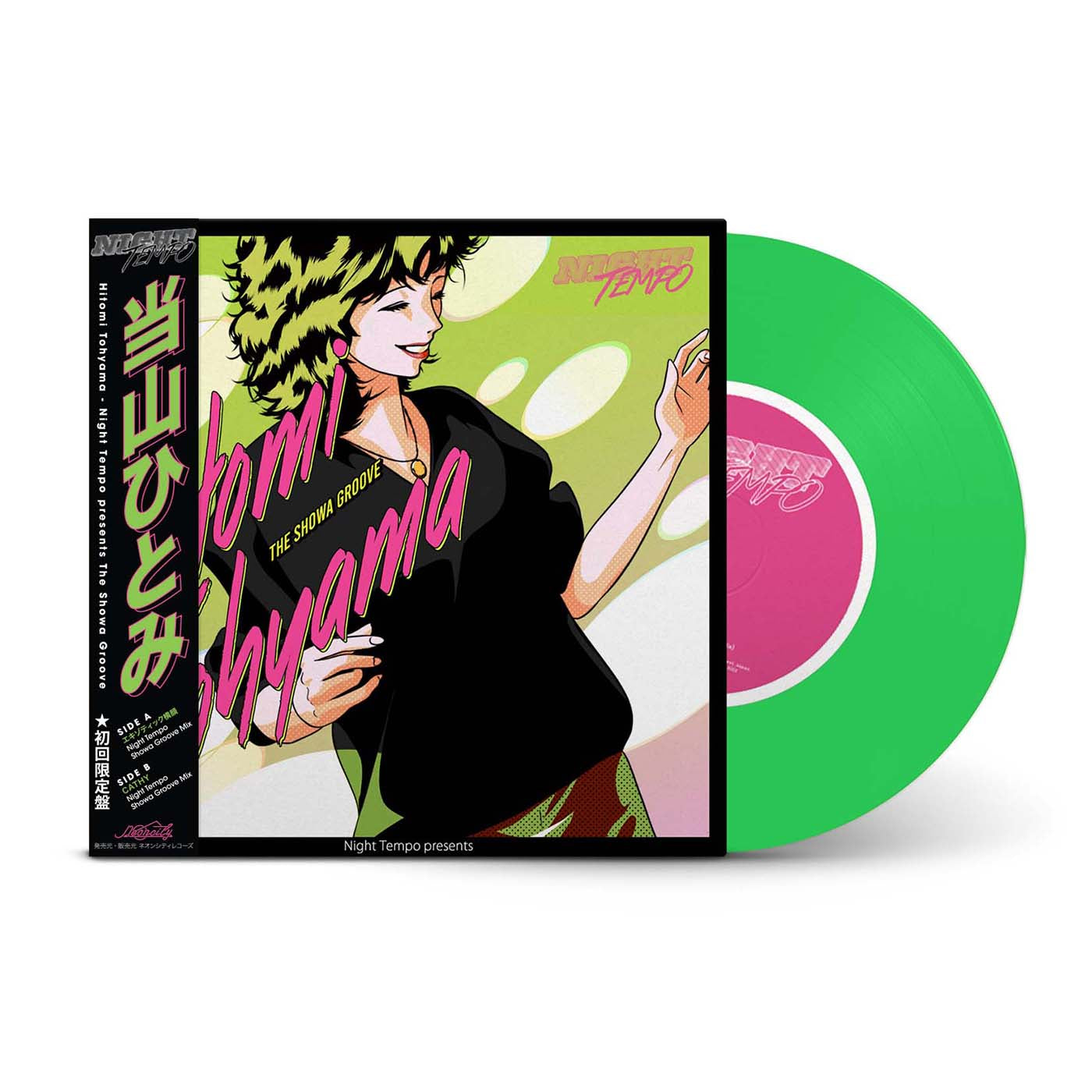 [Pre-order] Hitomi Tohyama - Night Tempo Presents The Showa Groove 7” Vinyl - Neoncity Records