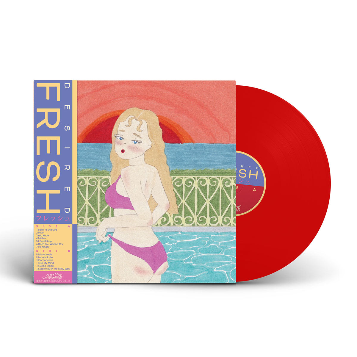 Desired  - 'Fresh' 12" Vinyl - Neoncity Records