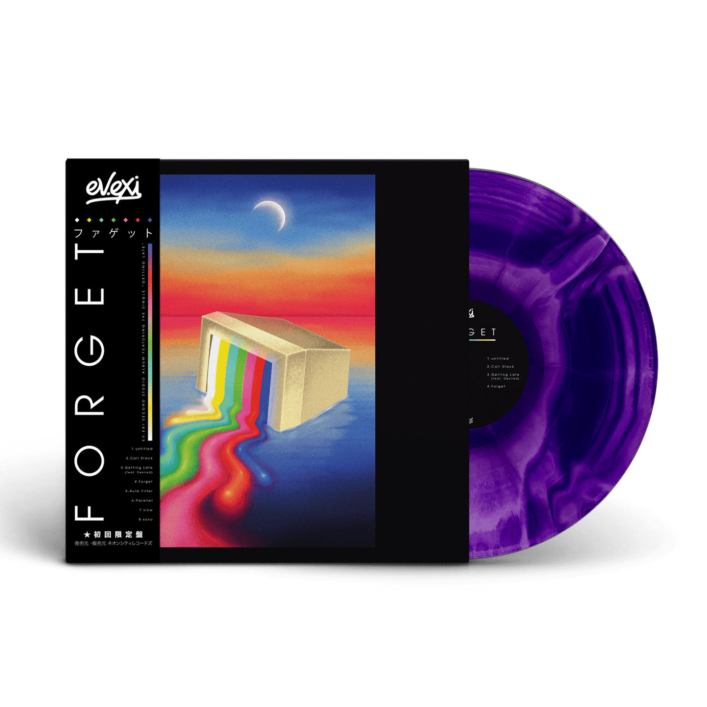 ev.exi - Forget 12" Colored Vinyl (Ships in 3 weeks) - Neoncity Records