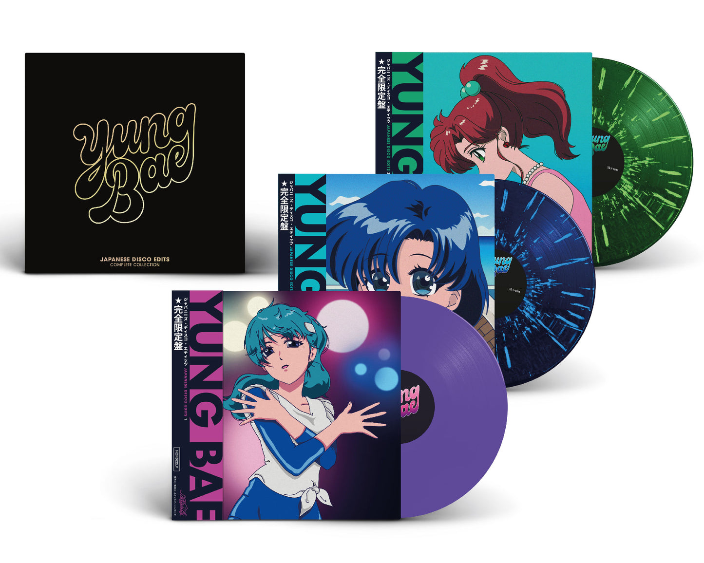 [2nd Pre-order] Japanese Disco Edits Vinyl Boxset (Colored Vinyl) - Neoncity Records