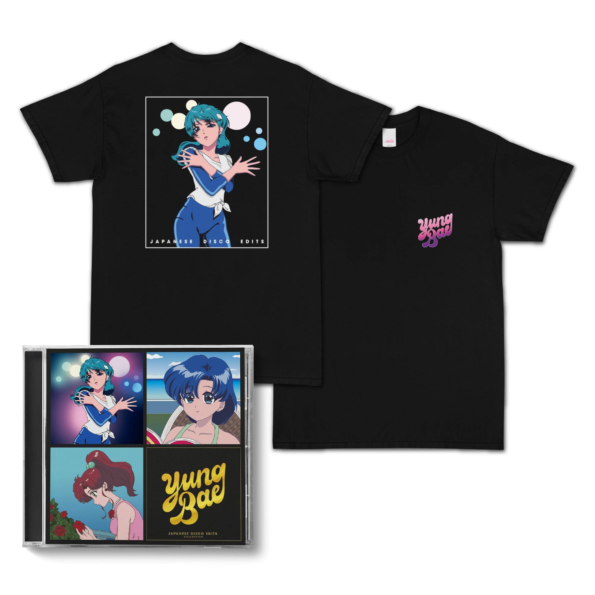 Yung Bae - Japanese Disco Edits Full Collection CD & T-Shirt Bundle - Neoncity Records
