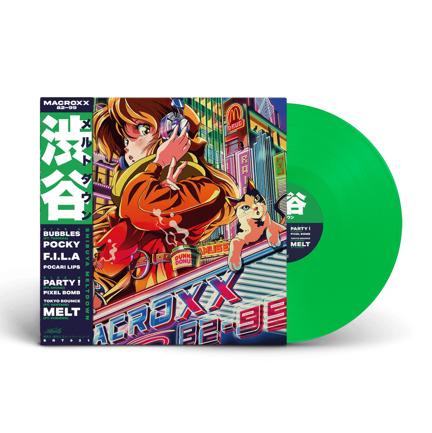 Macroxx 82-99 - Shibuya Meltdown Limited Edition 12" Vinyl - Neoncity Records