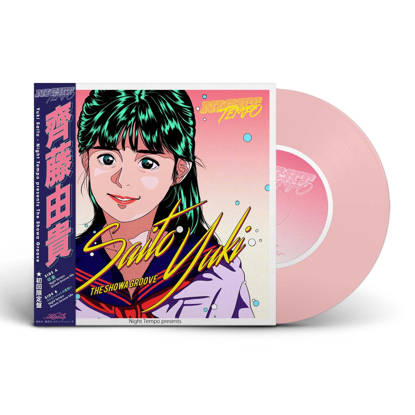 Yuki Saito - Night Tempo Presents The Showa Groove 7” Vinyl - Neoncity Records