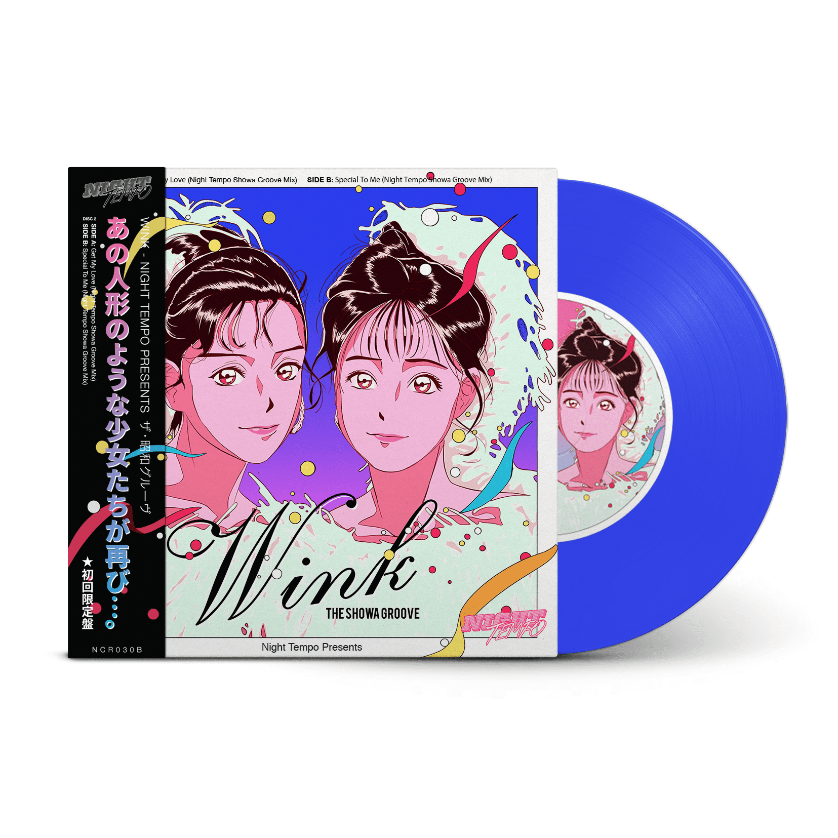 Wink - Night Tempo presents The Showa Groove EP2 Limited Edition 7" Vinyl (Pre-Order) - Neoncity Records